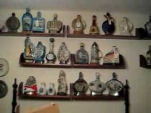 Jim Beam Bottles Wall 2