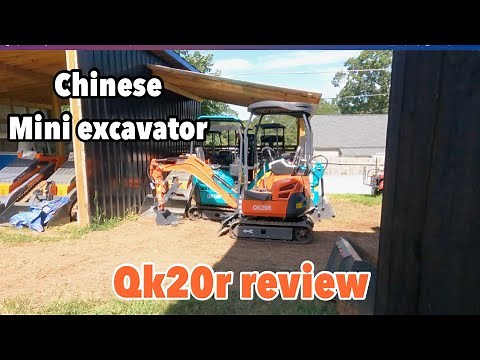 Chinese mini excavator review! qk20r