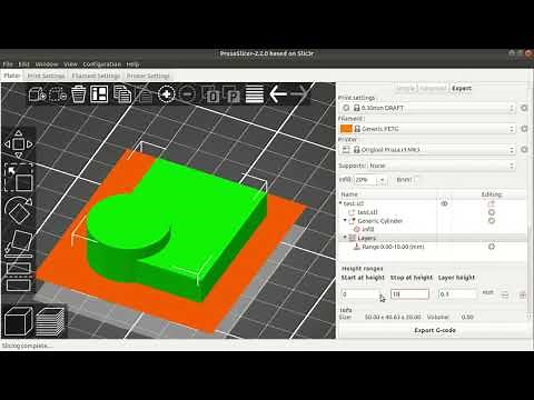 Customized infill density and pattern with PrusaSlicer