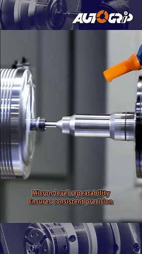 AUTOGRIP MACHINERY :: End Stop Collet Chuck (CBE) Makes Your Internal Grinder More Precise!