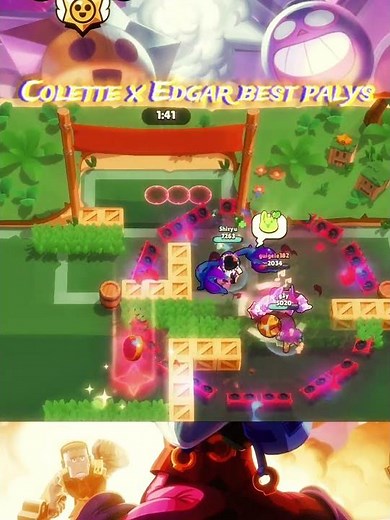 Colette X Edgar best gameplays / Brawl Stars #brawlstars
