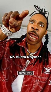 Top 50 Emcees of All Time: #47 – Busta Rhymes One of the greatest performers and creative visual artists the culture has ever seen. #top50 #emcee #rap #BustaRhymes | Drect Williams