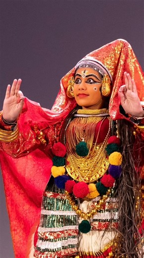 Lalithambika G J on Instagram: "From preparation to performance 🎭 My recent performance in New York — a journey of art, devotion, and discipline ✨ (Dance, kathakali, indian classical dance, kathakali makeup, performance art, indian culture, traditional art, stage performance, classical dance, heritage, cultural performance, dance reel, behind the scenes, art of india) #kathakali #indiandance #classicaldance #kathakaliperformance #indianculture #traditionalart #danceperformance #stagedance #cult
