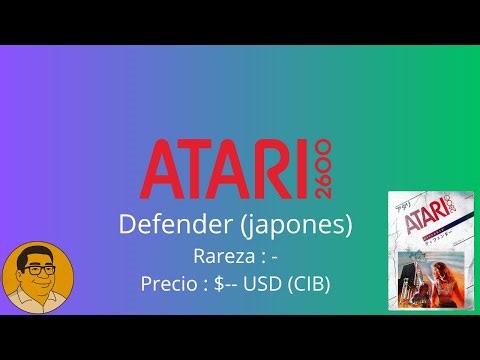 Juego Defender FRENETICO y Game play para Atari 2600