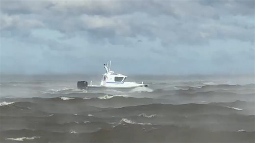 7.8K views · 49 reactions | Very briefly, there was a boat rocking the waves of Lake Pontchartrain. The boat was out briefly before going back to the marina. | WVUE FOX 8 | Facebook