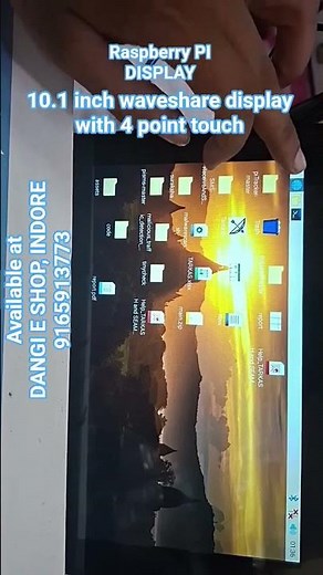 10.1 inch Rpi display | waveshare touch display | Raspberry pi Touch display | #diy #raspberrypi