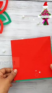 2.1M views · 50K reactions | Simple diy craft for Christmas #viral #fbreels #diy #papercraft #simplediy #reelit #homedecor #walldecor #Craftmerint | Craftmerint | Facebook