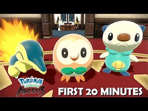 Pokemon Legends Arceus | First 20 minutes | Gameplay