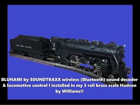 Blunami 4408 Sound Decoder on the O scale Williams 3 rail Hudson! Full installation. DC MOTORS ONLY!