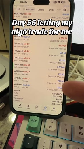 Elite Signals on Instagram: "Day 56 for letting my algorithm trade for me we up $180,000"