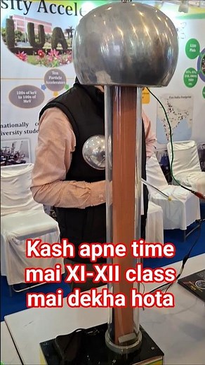 Van de graff generator #science #experiment #physics #shorts #ytshorts #yt #education #students #fun