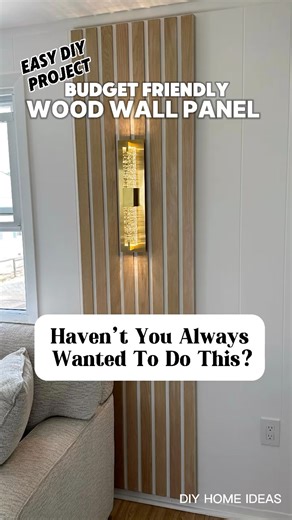 1.4K views | DIY Wood Wall Panel. Watch Me Build It! It’s Easy and Even Budget Friendly! You Can Even Add Lighting for that Custom Look. Follow along to see the installation steps. Wouldn’t This Be Great in Your Home? Let me know in the comments what colors you would build yours in and where you would use it. I’d Love some more inspiration❤️ #reels #design #diy #walldecor #woodwallpanels | Interior Trend Inc. | Facebook