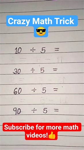 Division tricks and tips! Division trick for small and large numbers 😎