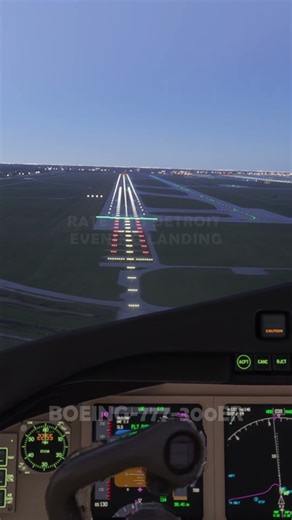 Detroit Rate This Dusk Landing Boeing 777 #18