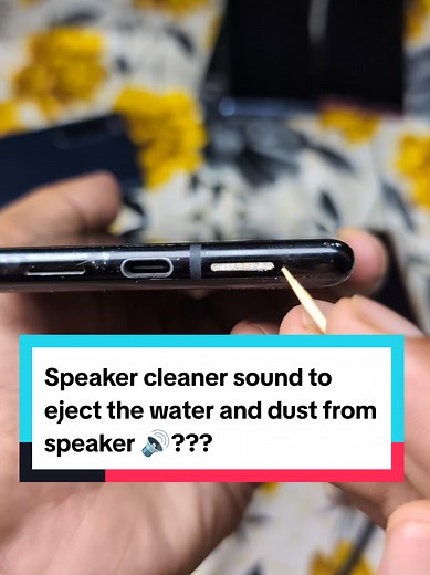 Speaker cleaner sound to eject the water and dust from speaker 🔊??? #speaker #cleaning #sound #tipsandtricks #LearnOnTikTok