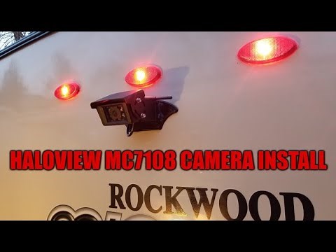 Haloview MC7108 RV/Trailer Backup Camera Install (older install, see description for updated info)