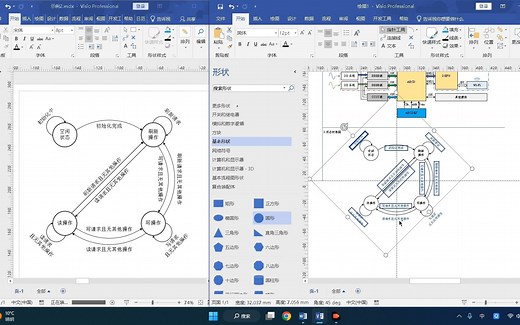 零基础Visio使用教程 流程图 框图 状态转换图等绘制