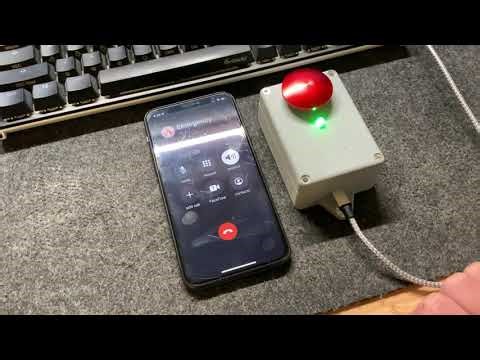 An emergency button that calls for help using an esp32