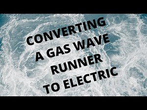Converting a gas wave runner to a electric wave runner