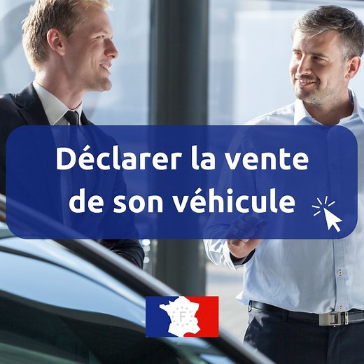 Déclaration de cession de véhicule en ligne ANTS France Titres