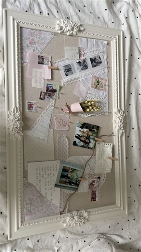 I LOVE ITT 🤗 diy pinboard! #crafts #dormdecor #dormcrafts #diy #artsandcraft #roomdecor #college