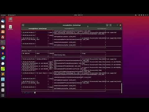 Scan bluetooth low energy devices using mirage and ubertooth