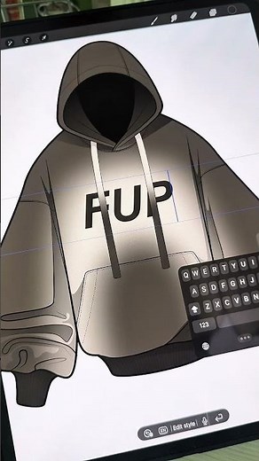 Exactly How I Designed This Hoodie in Procreate - Step By Step