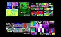 Mix of 4 videos from youtube : too many noggin and nick jr logo collections