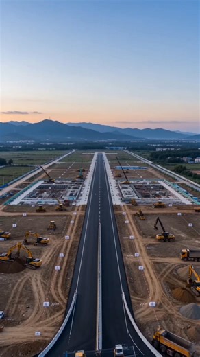 Airport Construction Time-Lapse | From Empty Land to International Airport (AI Generated)