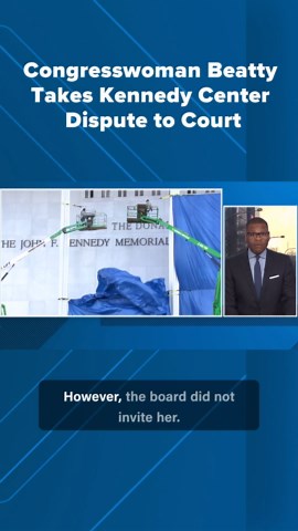Congresswoman Beatty takes Kennedy Center dispute to court