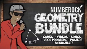 Fun Geometry Review  ★ Songs, Games, Worksheets, & Word Problems ★ Math Centers