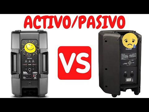 Difference between active/passive speaker