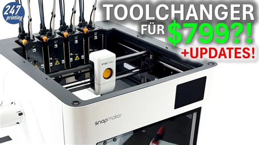 【中配】Snapmaker U1 预览（德语版）：超值优惠！额外福利：首批更新！