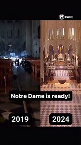 91K views · 2.7K reactions | The before and after of the Notre Dame Cathedral in Paris. This weekend the iconic Catholic church reopens its doors after the fire it suffered in 2019 and a long process of reconstruction. These images speak for themselves. | Catholic News Agency | Facebook
