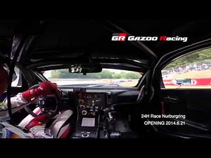 Nürburgring24h 2014 Opening in car LEXUS LFA by Akira Iida