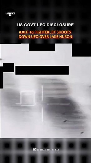 Un OVNI abattu au-dessus du lac Huron ?! #ufo #trending #shorts