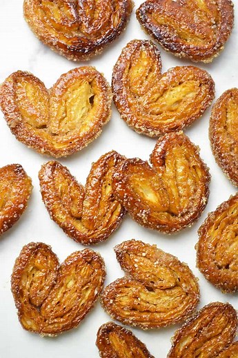 Puff Pastry Palmier Cookies - Jaja Bakes - jajabakes.com