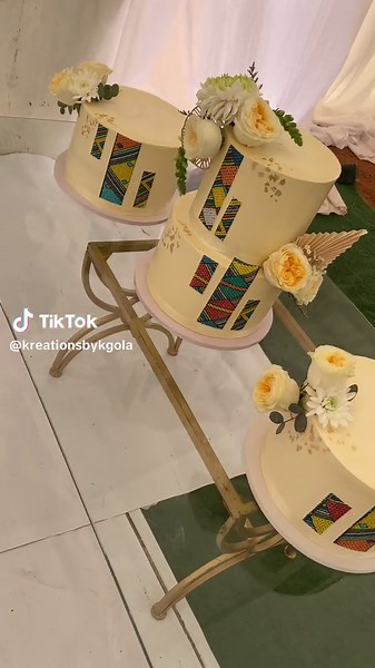 Zulu Print Wedding Cakes: A Heavy Order