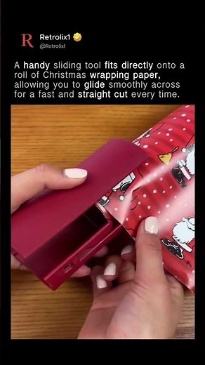 Quick Wrapping Paper Cutter Tool