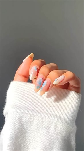 162K views · 115 reactions | 曆Captivate with every flutter! Recreate this look using @KiaraSkyNails flex gel and gel polish to create the perfect butterflies! ✨冀 Comment below what 3D look you want to see next! 殺 冀Products used: -Only Natural Gel -Milky white Gel -Flex Gel -Rub-On Applicator -H2oasis -Mist Me -Sweet tooth -Rub on non-wipe topcoat -Rub On Glass Chrome -Gelly Tips Builder Gel -Moonstone Gems | Kiara Sky Professional Nails | Facebook