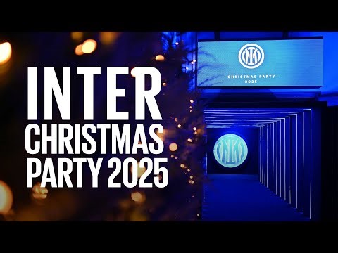 AN ALL BLACK AND BLUE CHRISTMAS EVENING ⚫🔵 | INTER CHRISTMAS PARTY 2025 🎄