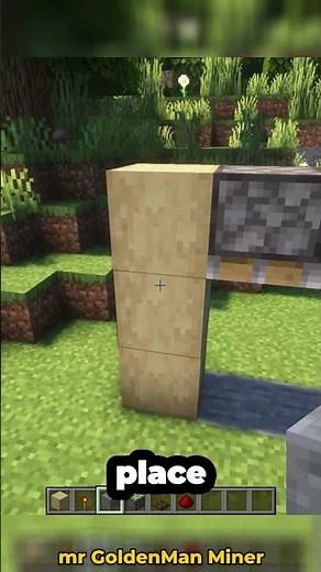 How to make garage doors in MINECRAFT? #minecraft #minecrafttutorial