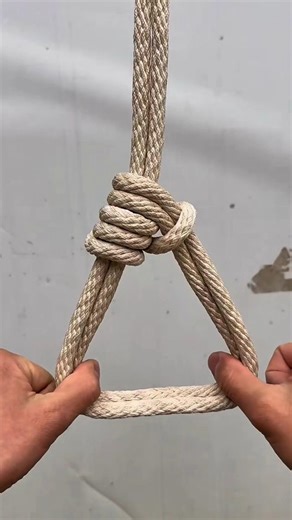 A secure double loop knot tying method #knottying #knot #technique