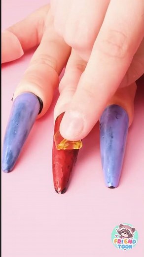 I Tried 💅 Fake Nails For The First Time! 🎀 So Fun! 🤩 #DIYForKids