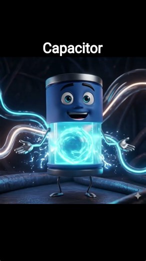 Capacitor explained in 4 seconds #vlsi #semiconductors #electronics #engineering