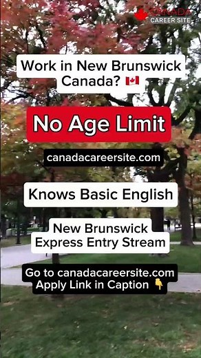 🇨🇦 New Brunswick Express Entry Stream | canadacareersite.com