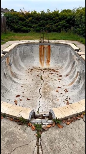 You Won’t Believe This Pool Transformation! #restoration #youtubeshorts