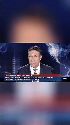 President Trump announces 'major' U.S. operation in Iran