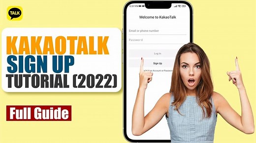 How to create Kakaotalk account | Kakaotalk Sign Up Tutorial (2023)
