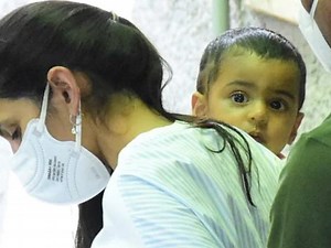 767K views · 1.2K reactions | Mukesh Ambani's grandson Prithvi Akash Ambani was seen today with his mother Shloka Ambani in Mumbai. Prithvi is the son of Akash Ambani, Mukesh Ambani's eldest son, and Shloka Mehta, who were married in 2019. | NDTV | Facebook